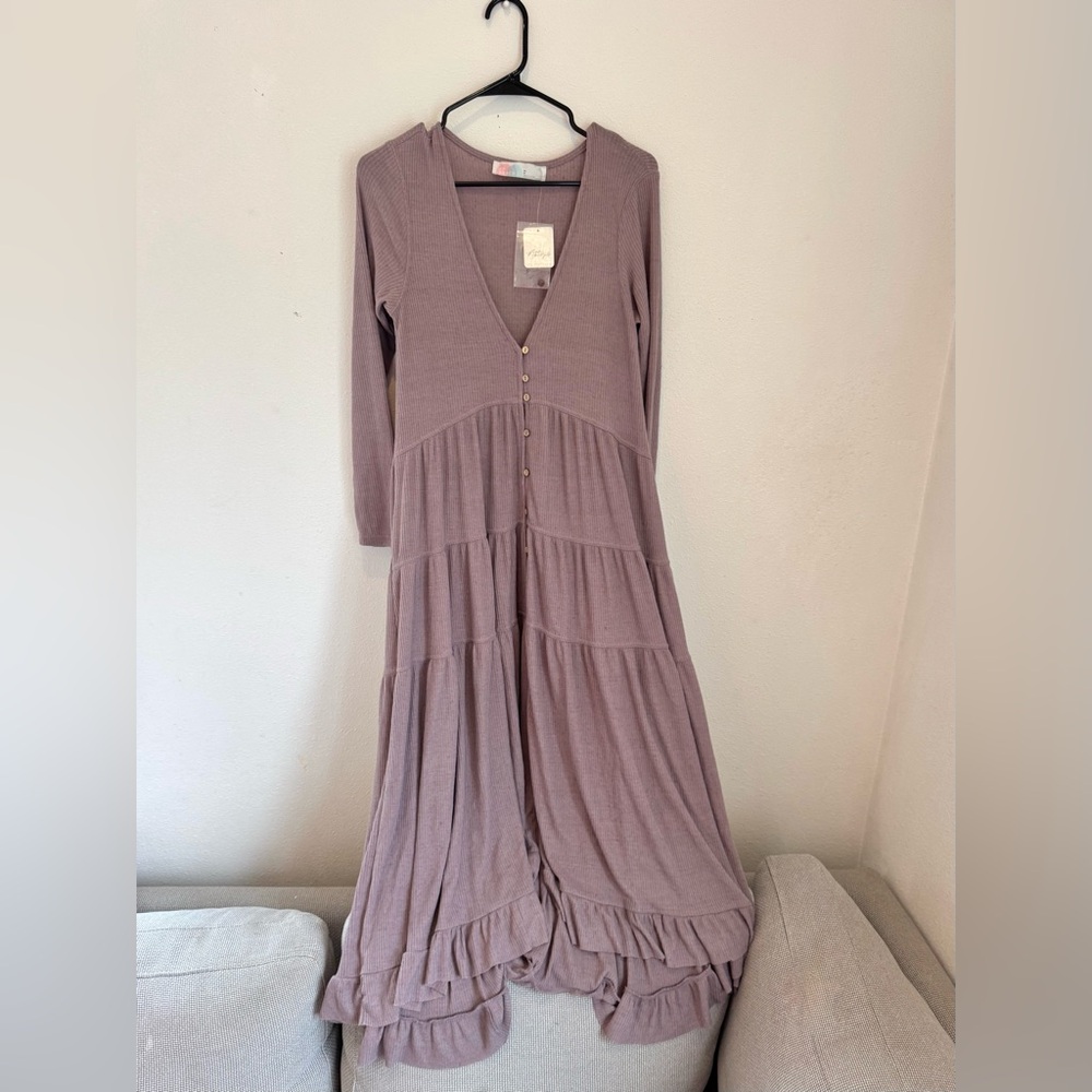 Free People Beach maxi cardigan/dress size M NWT